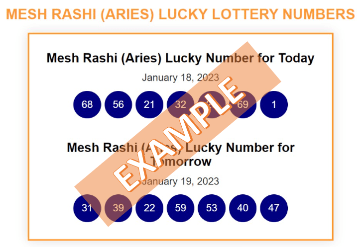 lucky numbers Rashi