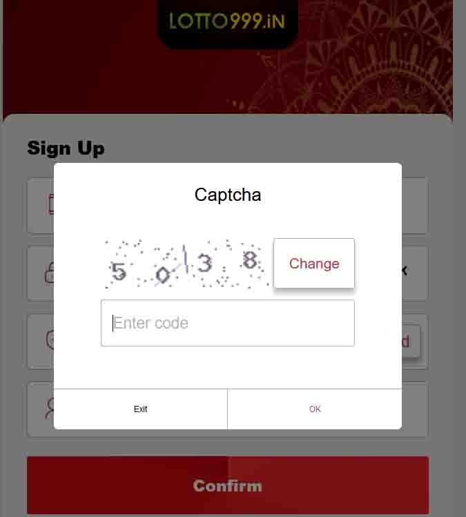 capcha code register